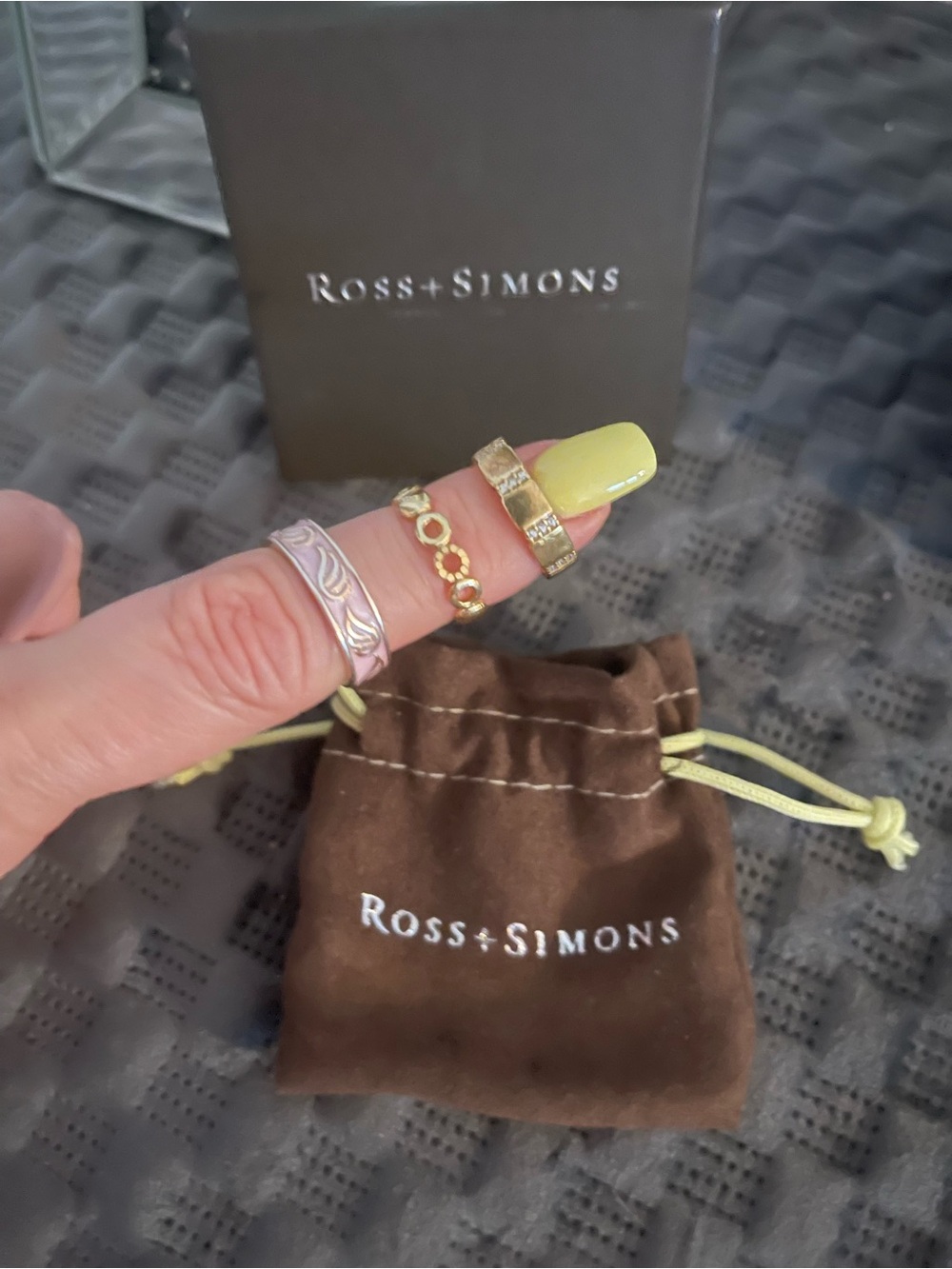 Ross-Simons Gold Tone Stackable Rings
